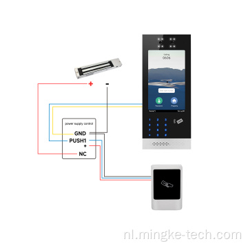HD Camera Intercom Doorbell System met magnetisch vergrendeling